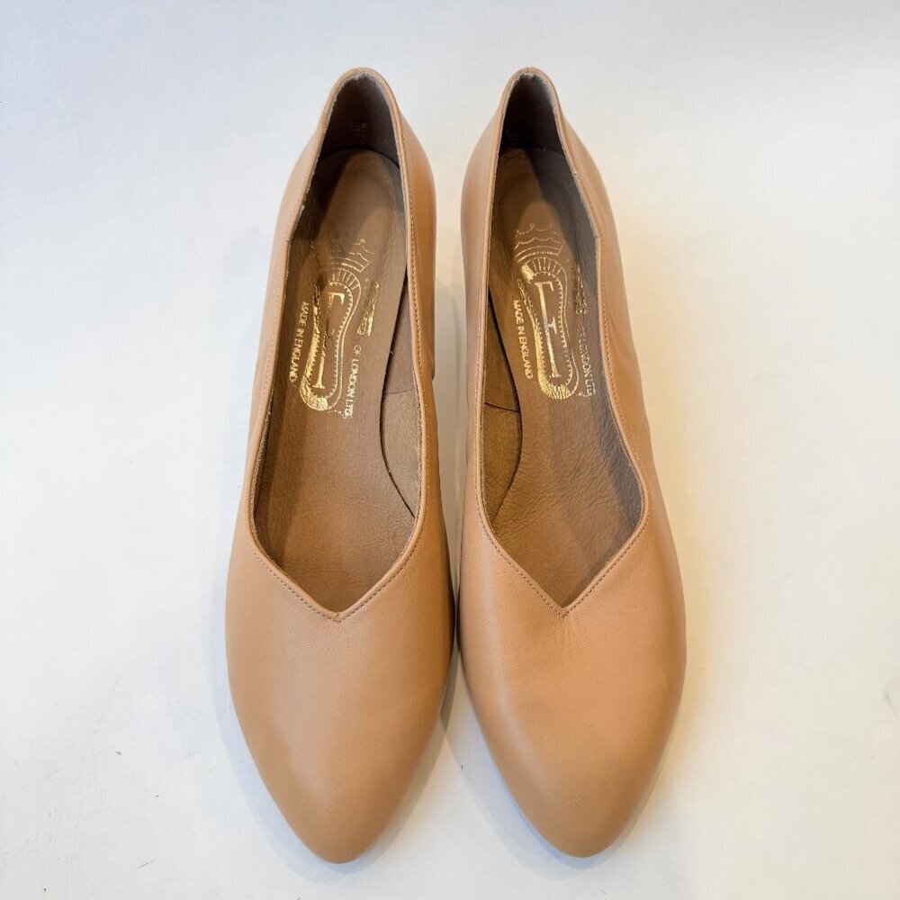 Freed of London Leather Ballroom Dance Heels Women’s Size 7.5 UK Nude - Picture 2 of 7
